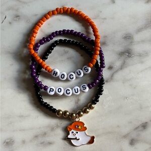 Halloween Beaded Bracelet Set